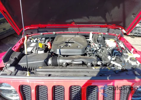2021 Jeep Wrangler Unlimited Sahara Altitude 4X4 z USA, uszkodzony, nr VIN 1C4HJXEN1MW763385